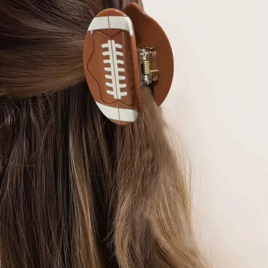 Football Hair Clip