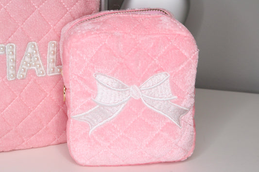 Bow Mini - pink Velvet