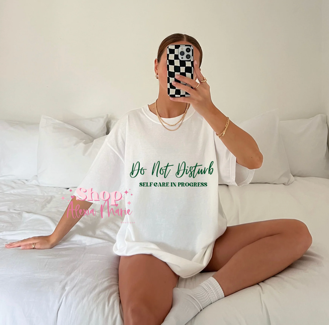 Do Not Disturb Self Care In Progress T-Shirt